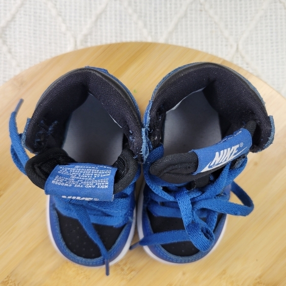 Nike Air Jordan 1 Retro High OG TD - Dark Marina Blue Size 4C - Picture 6 of 10